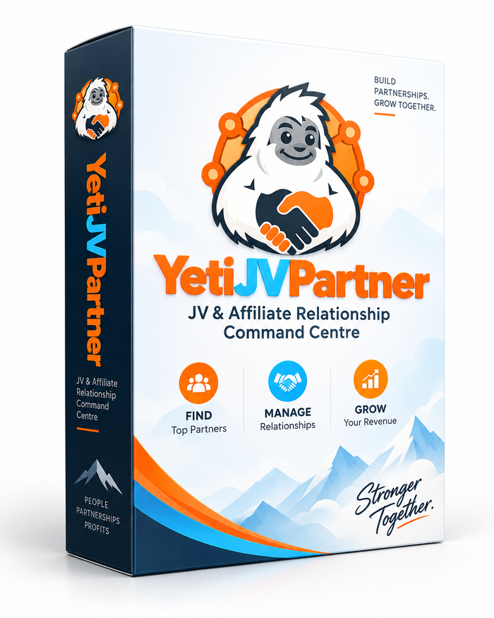 YetiJVPartner software box